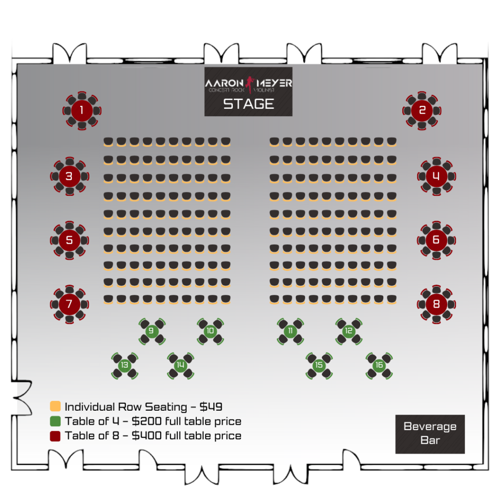 Aaron Meyer concert seating chart